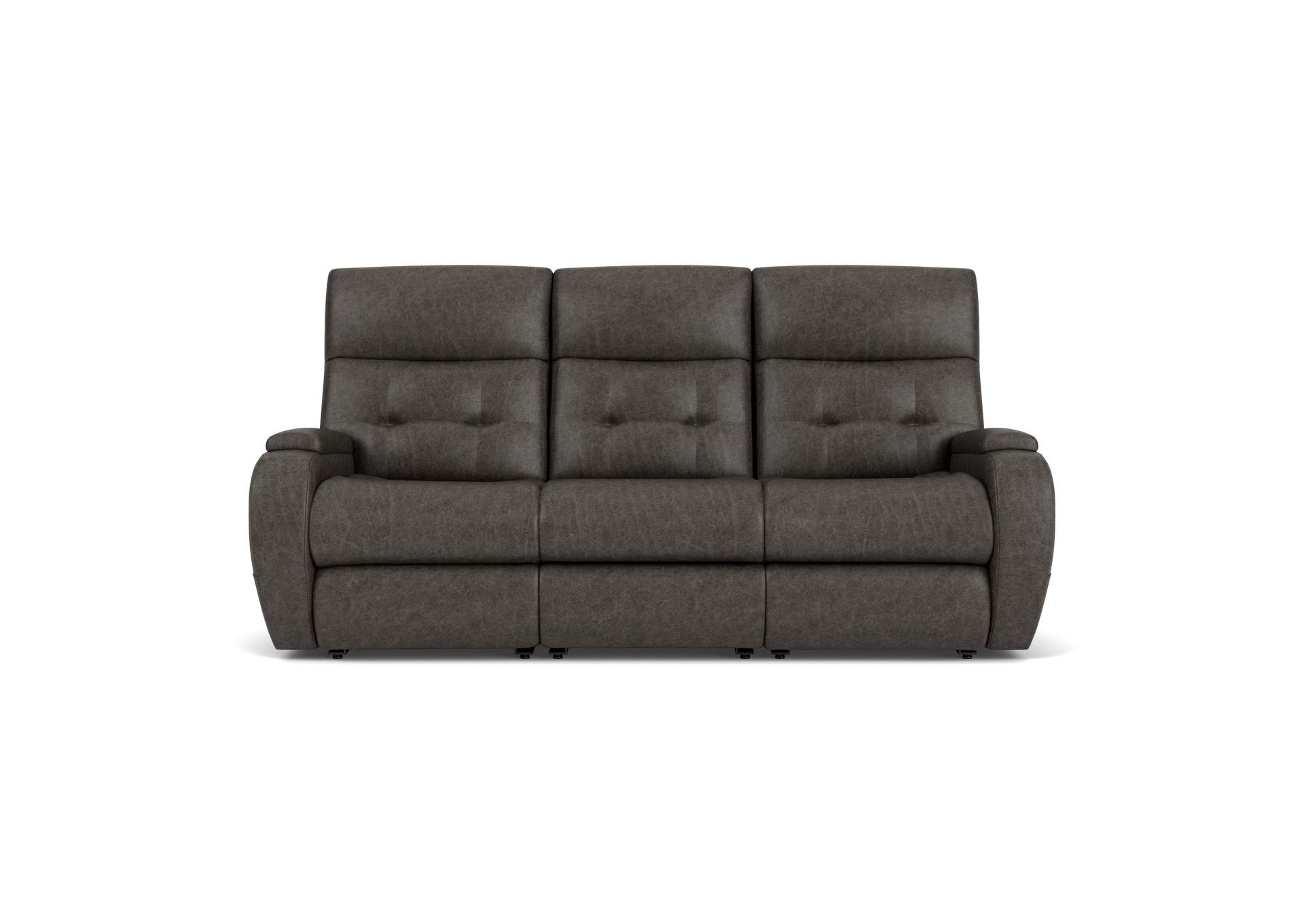 Strait Power Reclining Sofa With Power Headrests,Flexsteel