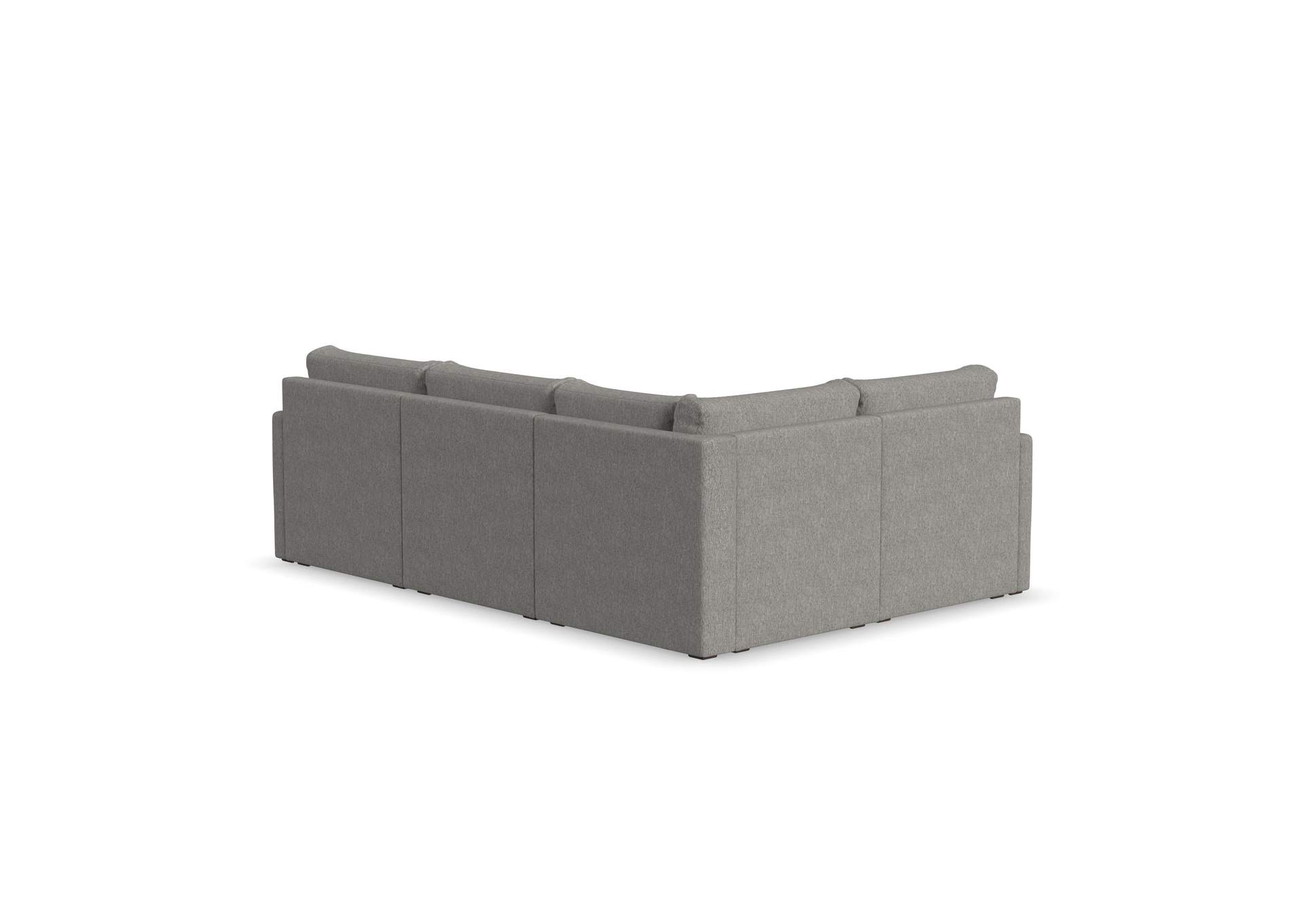 Flex 4 - Seat Sectional With Narrow Arm,Flexsteel