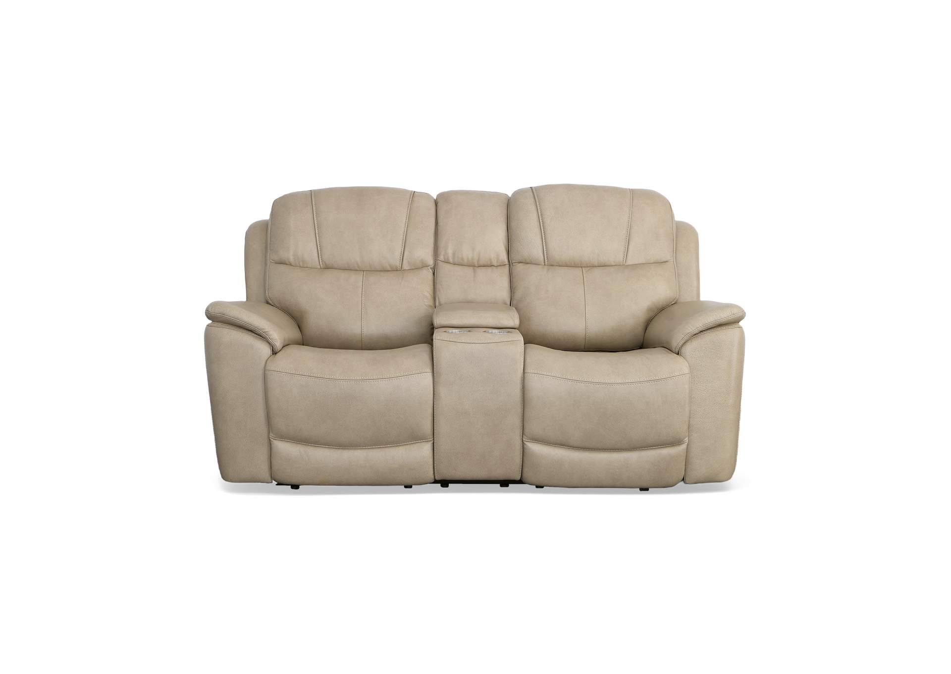 Crew Power Reclining Loveseat With Console, Power Headrests & Lumbar,Flexsteel