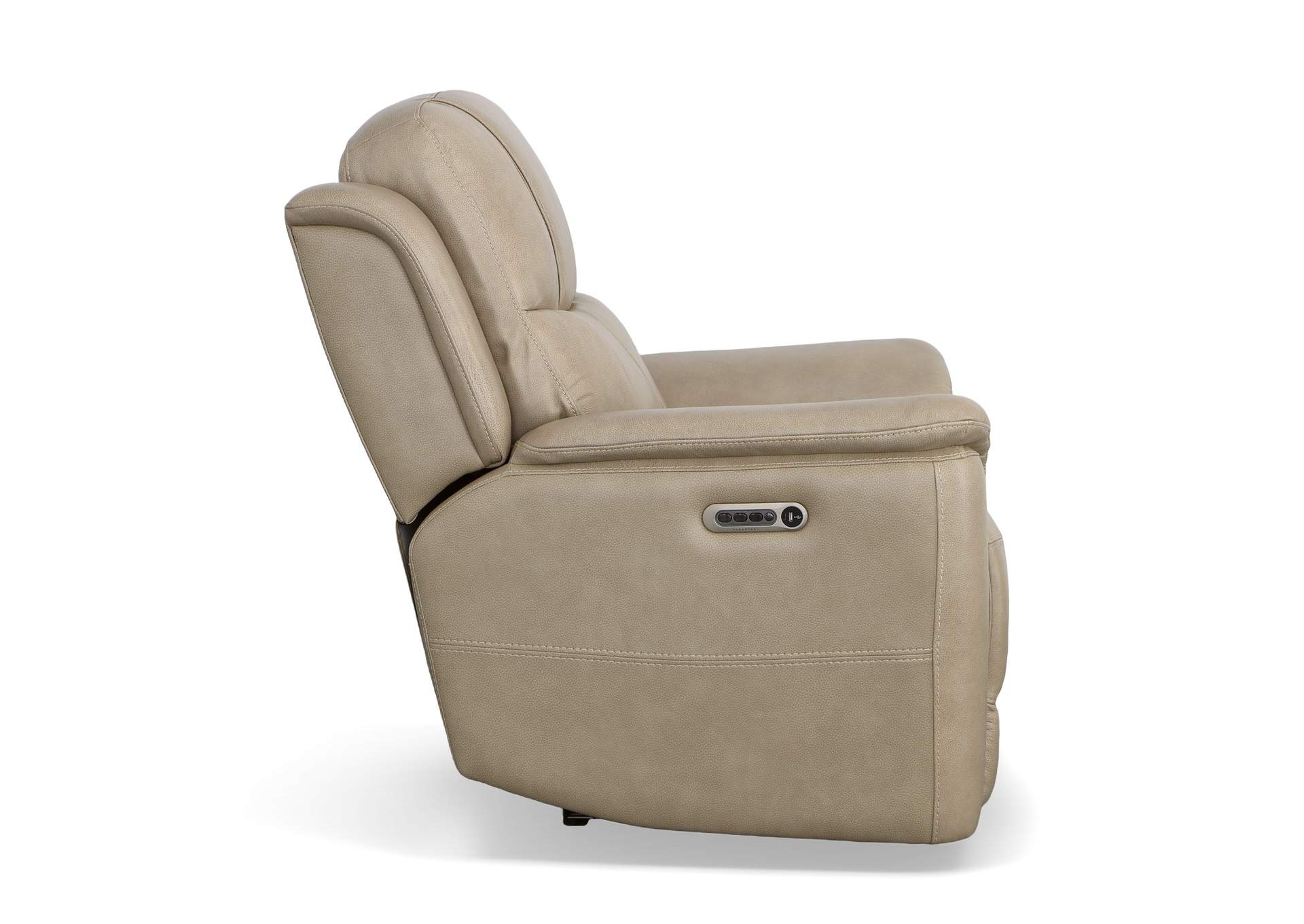 Crew Power Recliner With Power Headrest & Lumbar,Flexsteel