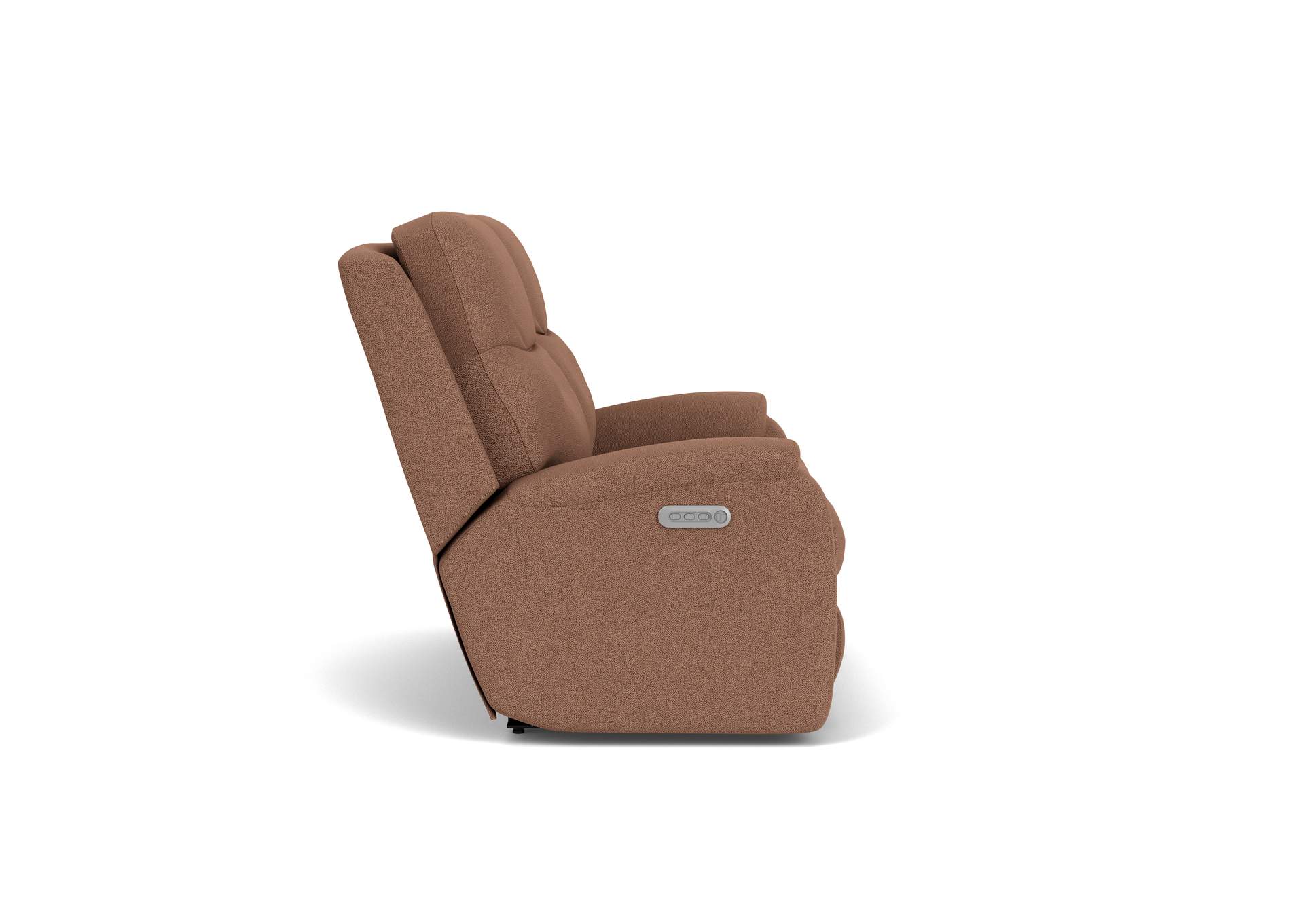 Penn Power Reclining Loveseat With Power Headrests & Lumbar,Flexsteel