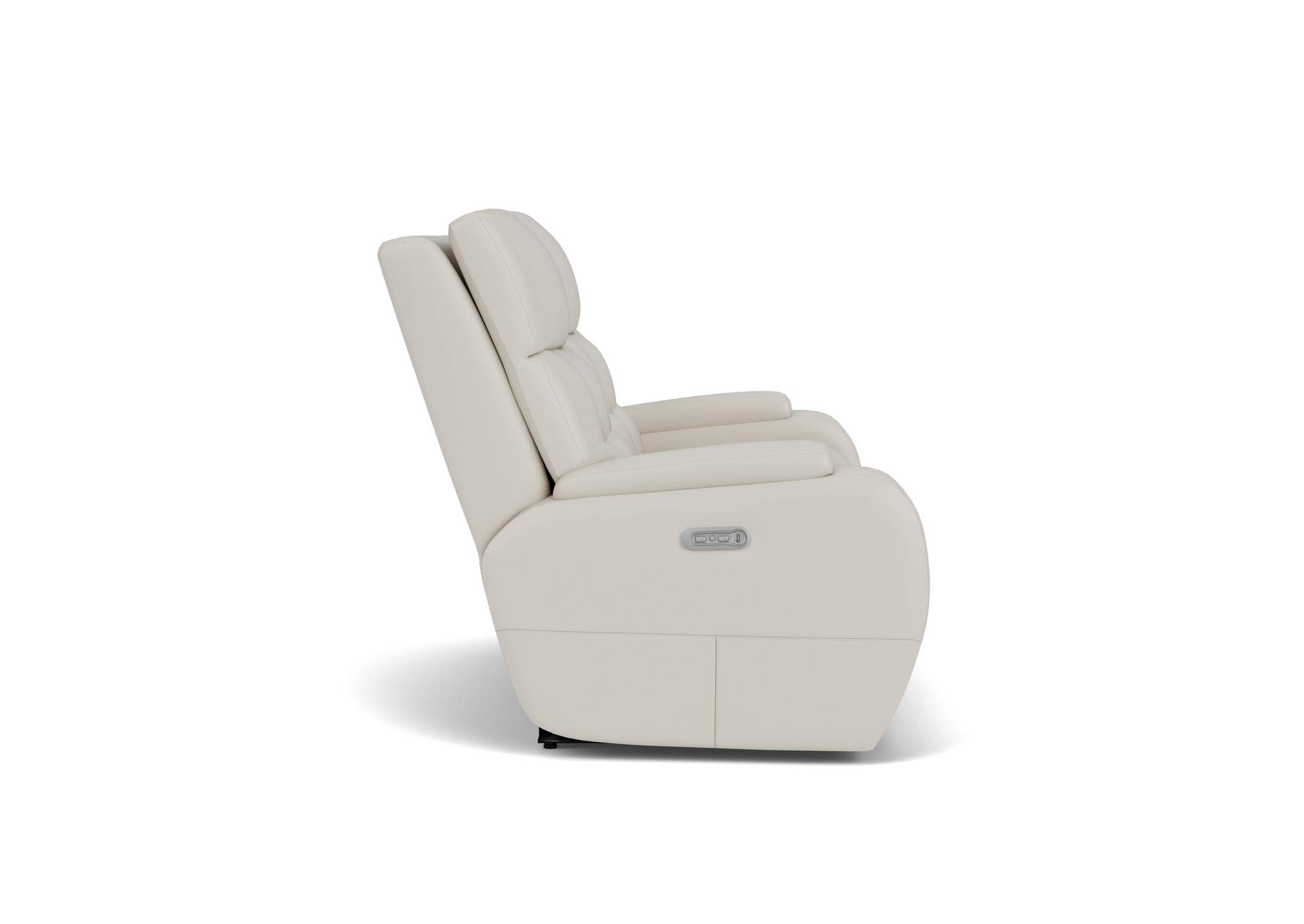 Strait Power Reclining Loveseat With Power Headrests,Flexsteel
