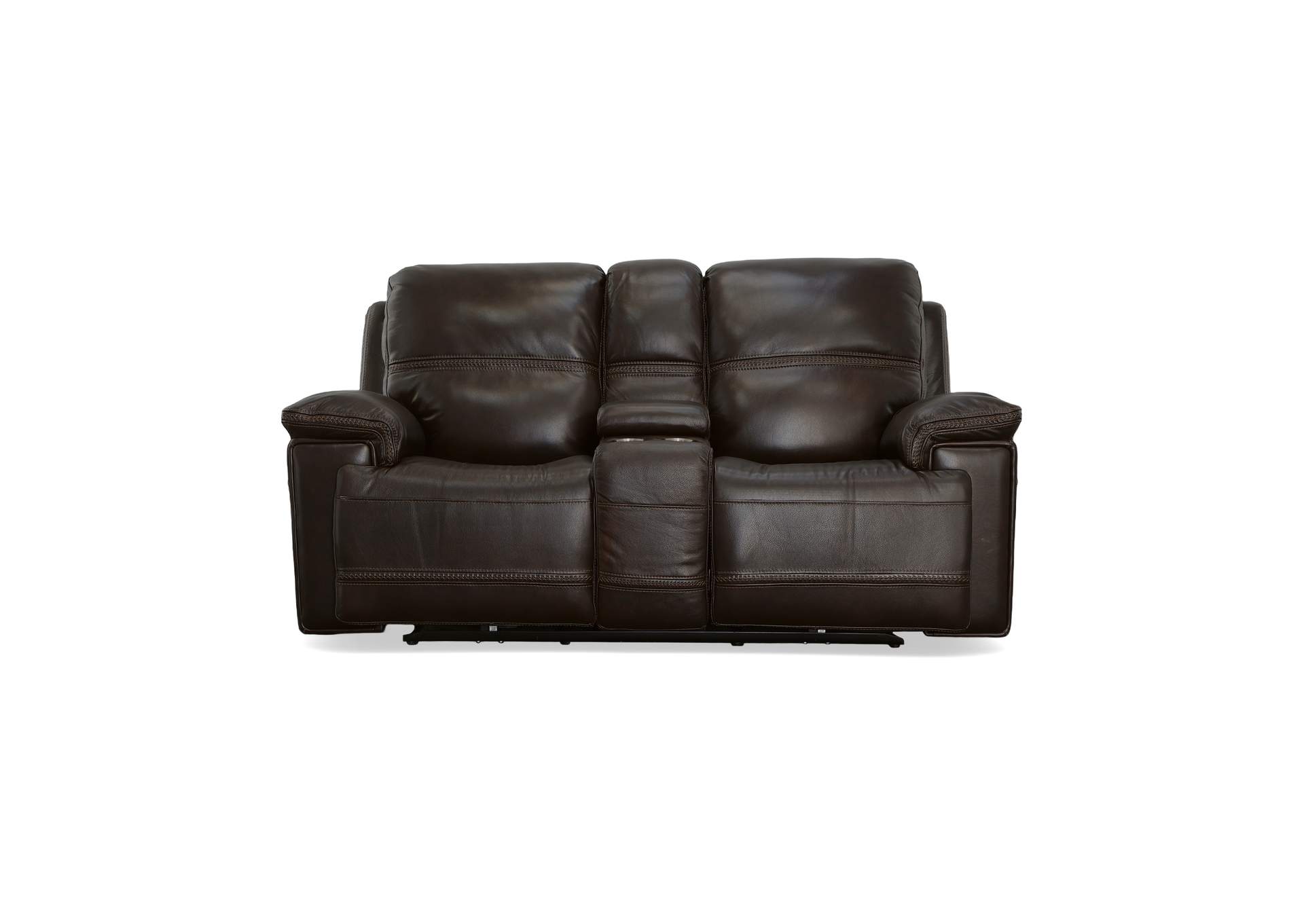 Fenwick Power Reclining Loveseat With Console & Power Headrests,Flexsteel