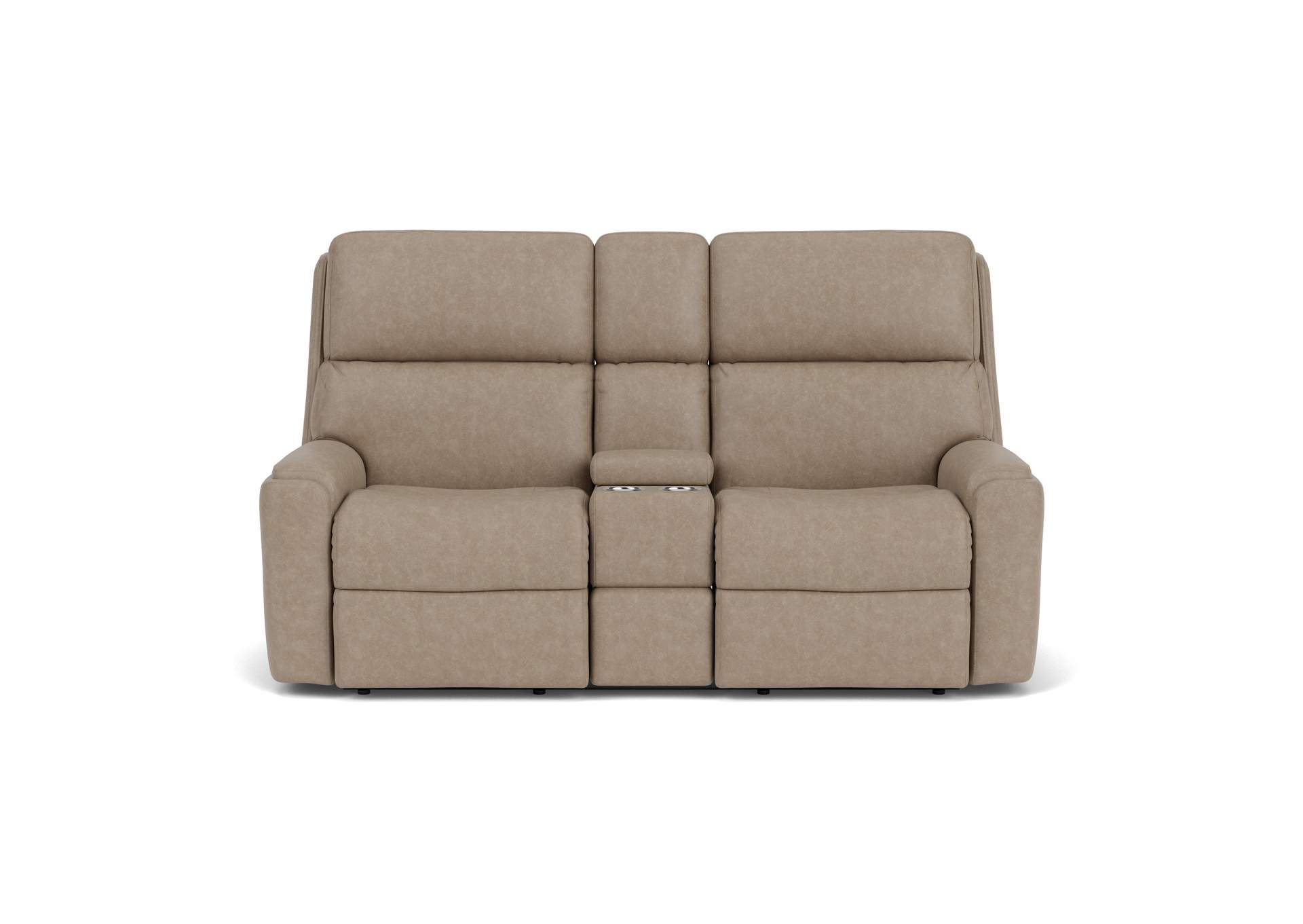 Rio Power Reclining Loveseat With Console & Power Headrests,Flexsteel