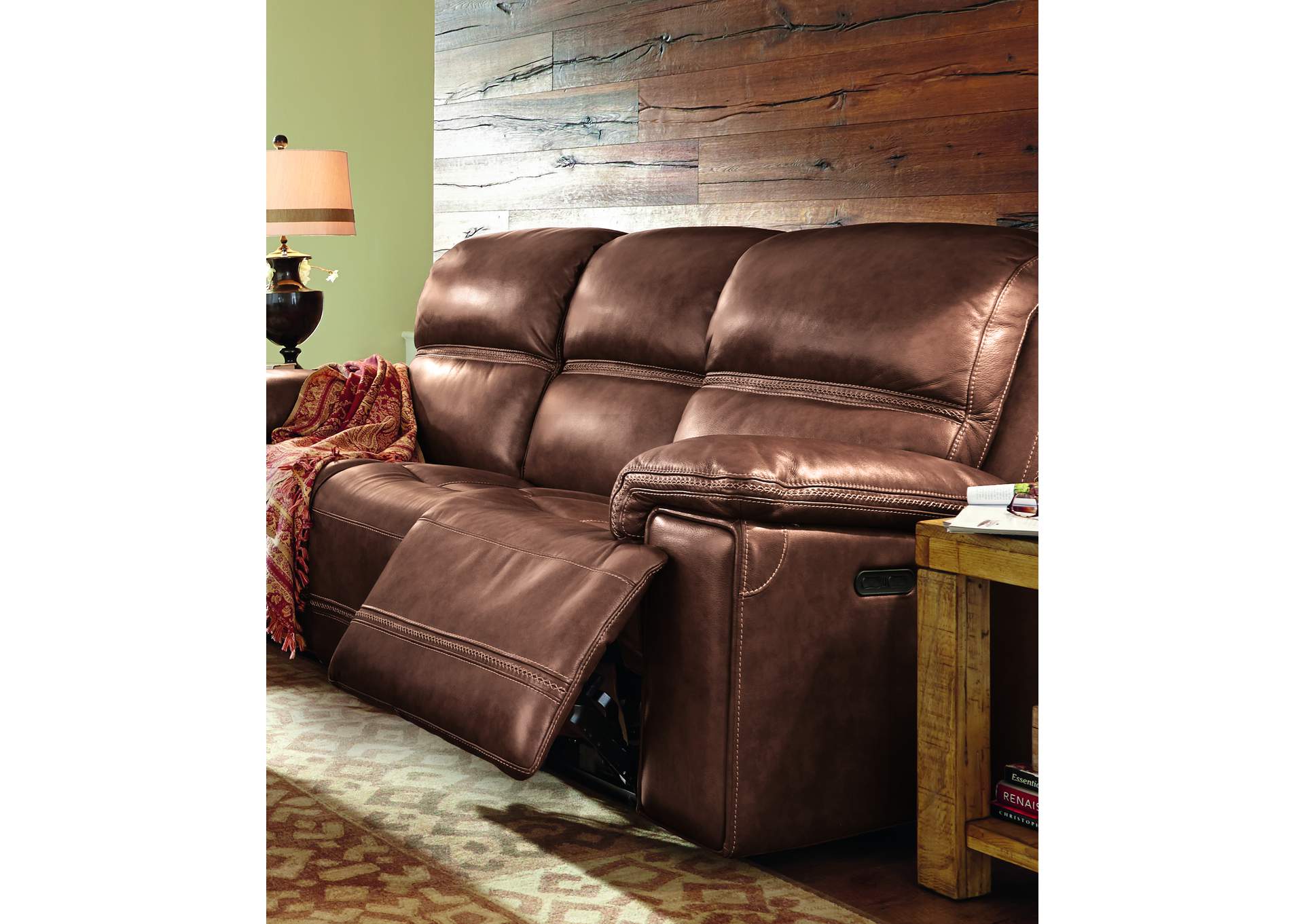 Fenwick Power Reclining Sofa With Power Headrests,Flexsteel