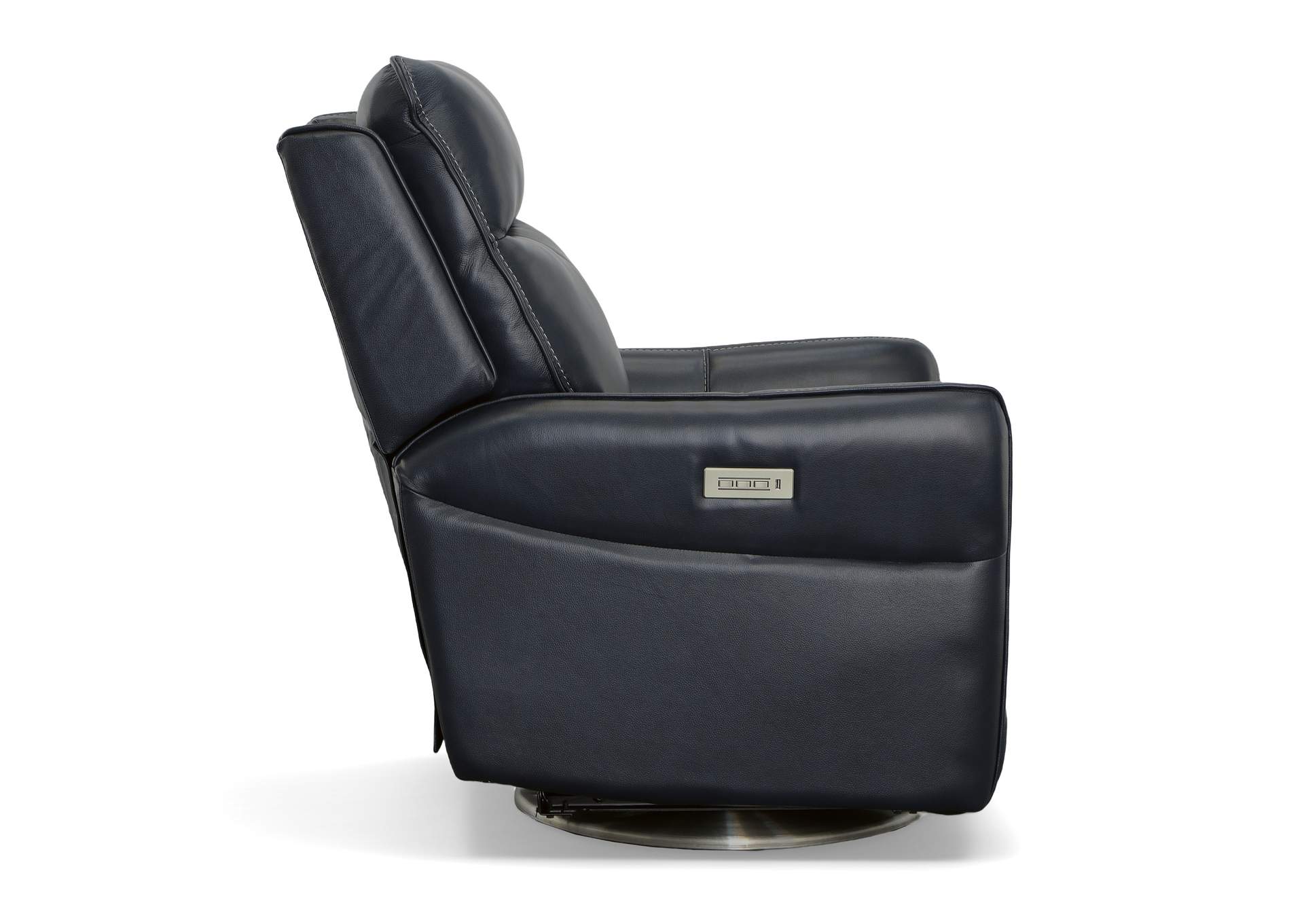 Spin Power Swivel Recliner With Power Headrest,Flexsteel