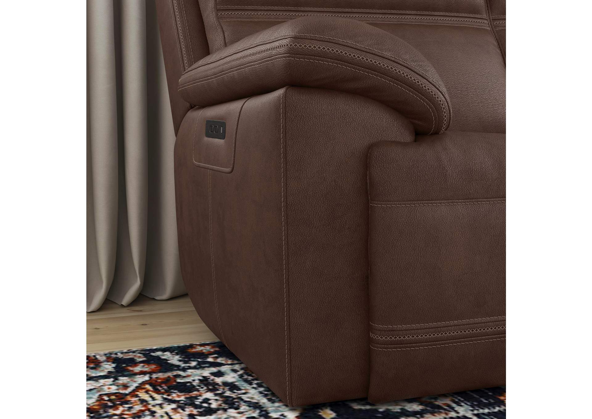 Jackson Power Reclining Sofa With Power Headrests,Flexsteel