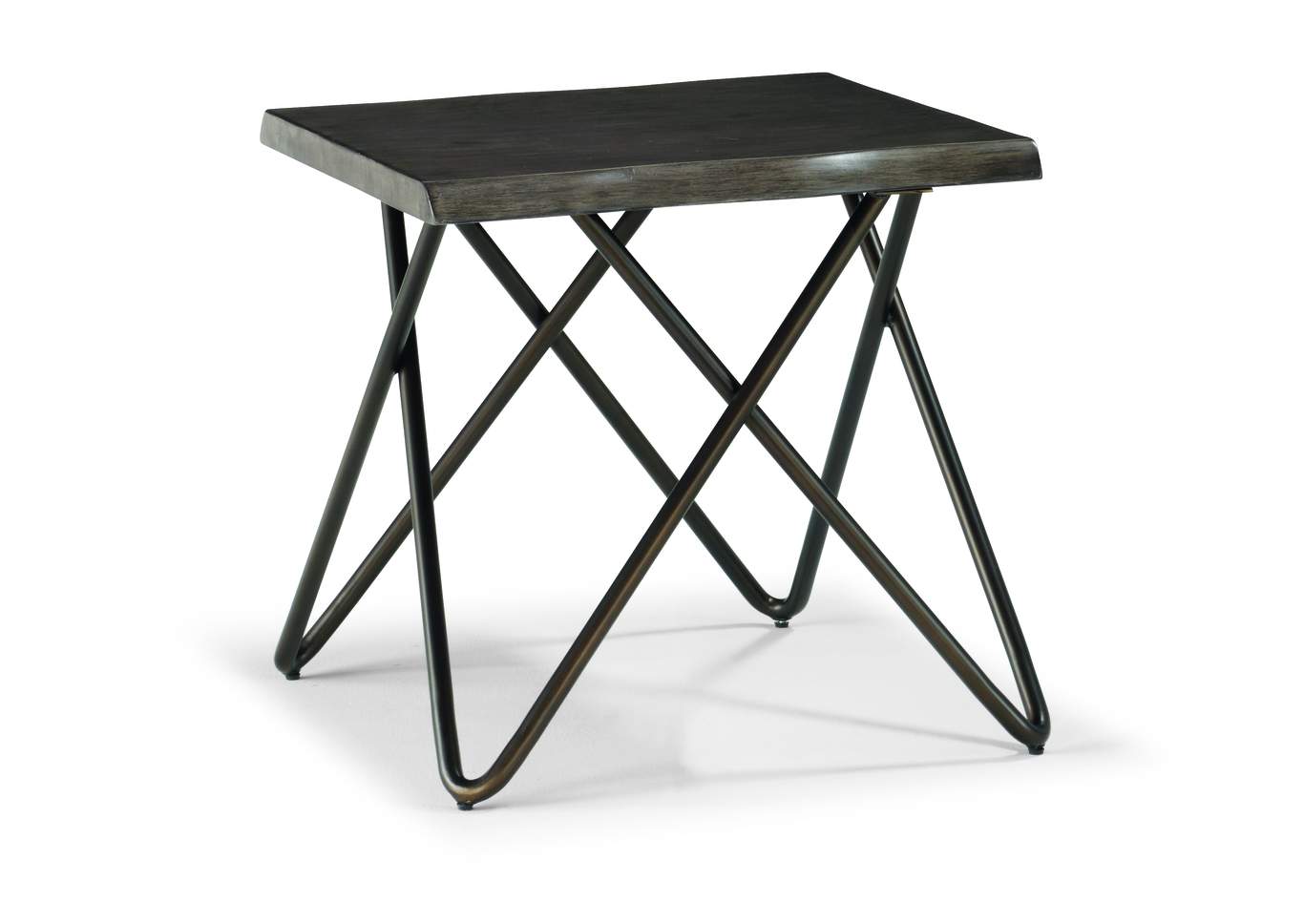 Shadow Distressed Grey Lamp Table,Flexsteel