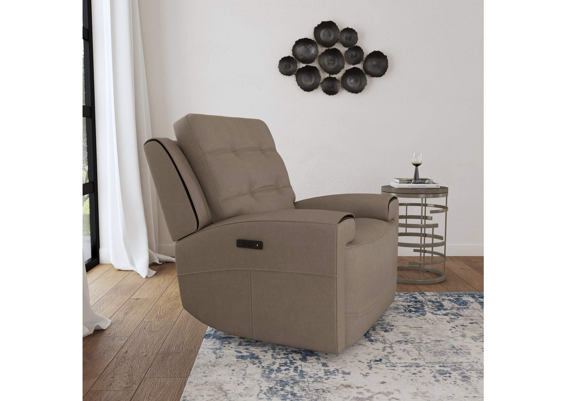 Iris Power Recliner With Power Headrest,Flexsteel