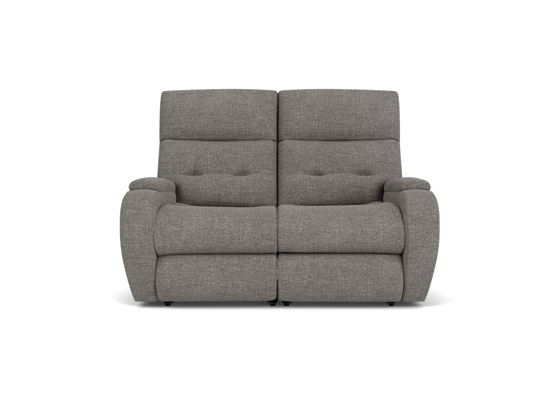 Strait Power Reclining Loveseat With Power Headrests,Flexsteel