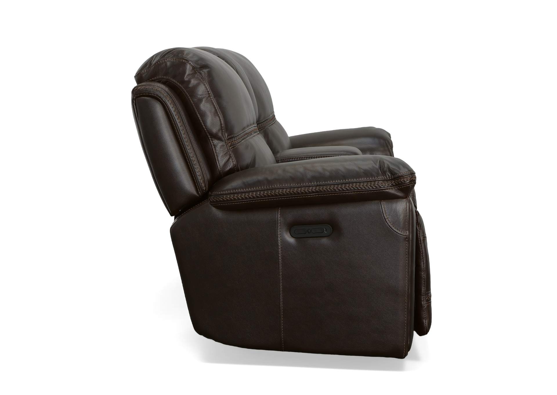 Fenwick Power Reclining Loveseat With Console & Power Headrests,Flexsteel