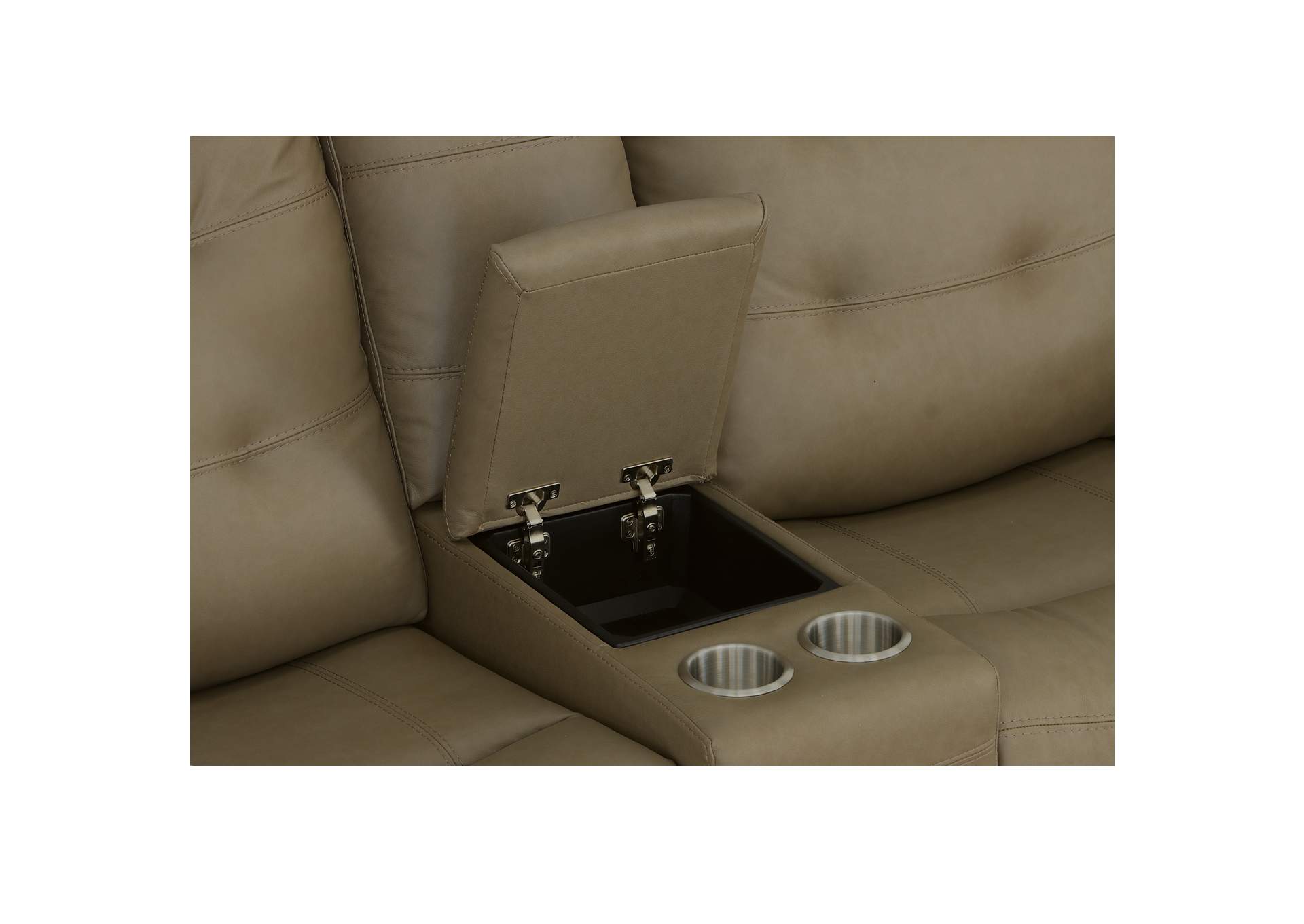 Iris Power Reclining Loveseat With Console & Power Headrests,Flexsteel