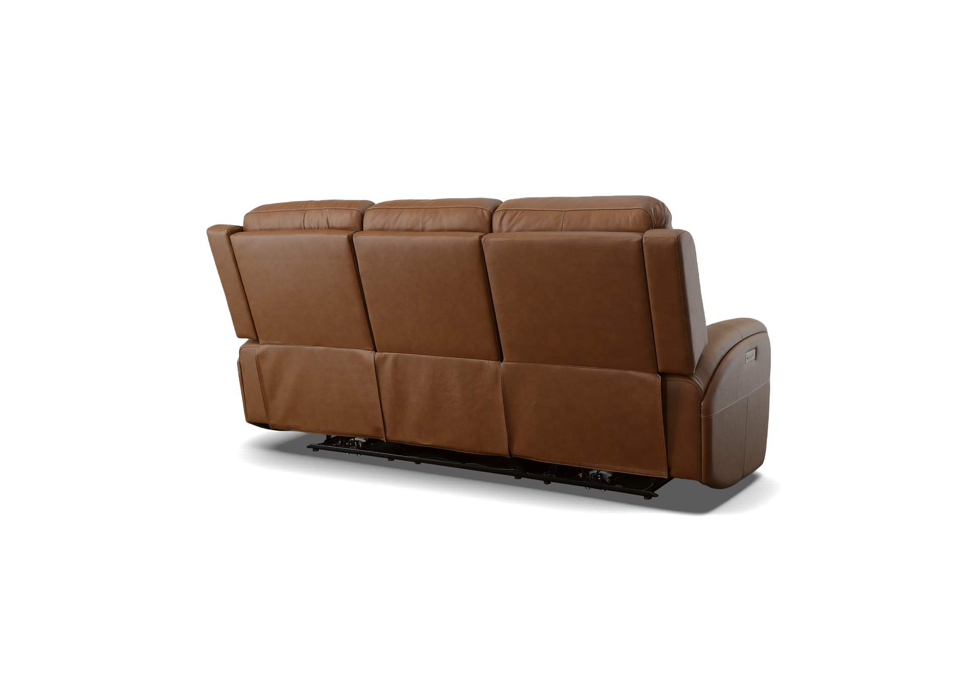 Linden Power Reclining Sofa With Power Headrests & Lumbar,Flexsteel