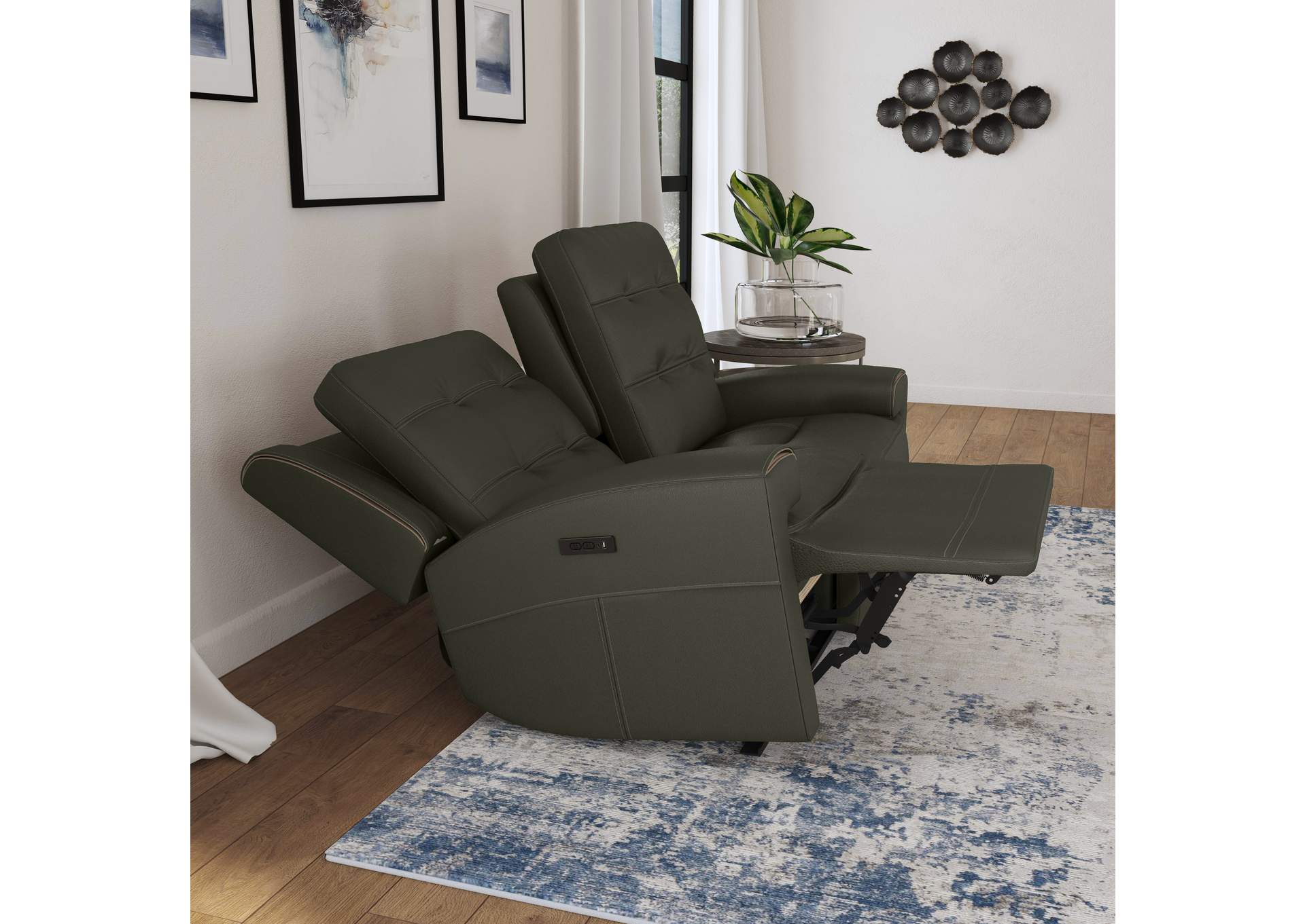 Iris Power Reclining Loveseat With Power Headrests,Flexsteel