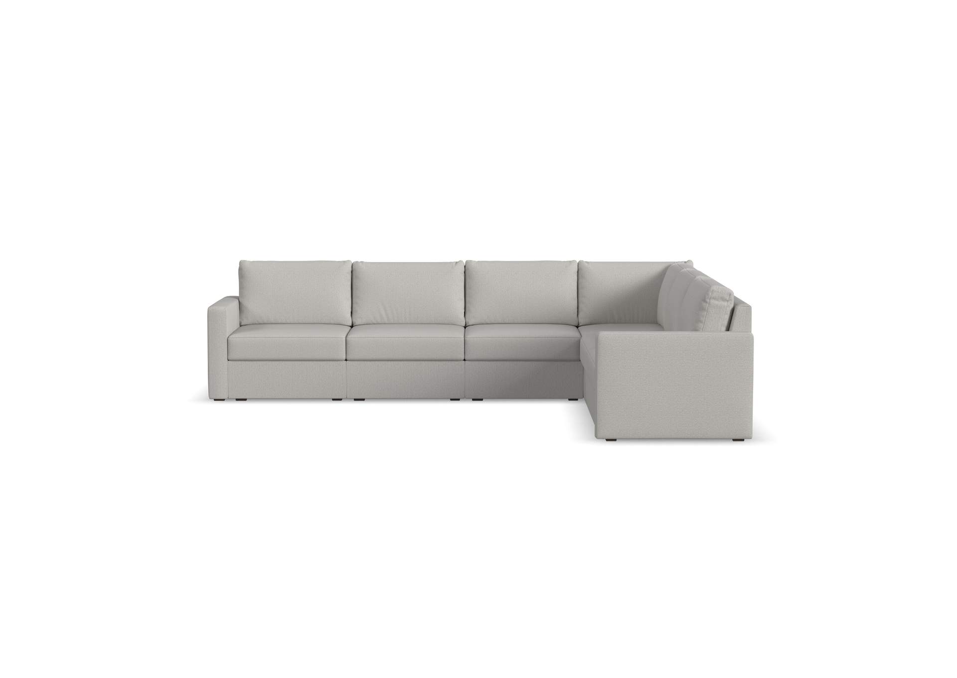 Flex 6 - Seat Sectional With Standard Arm,Flexsteel