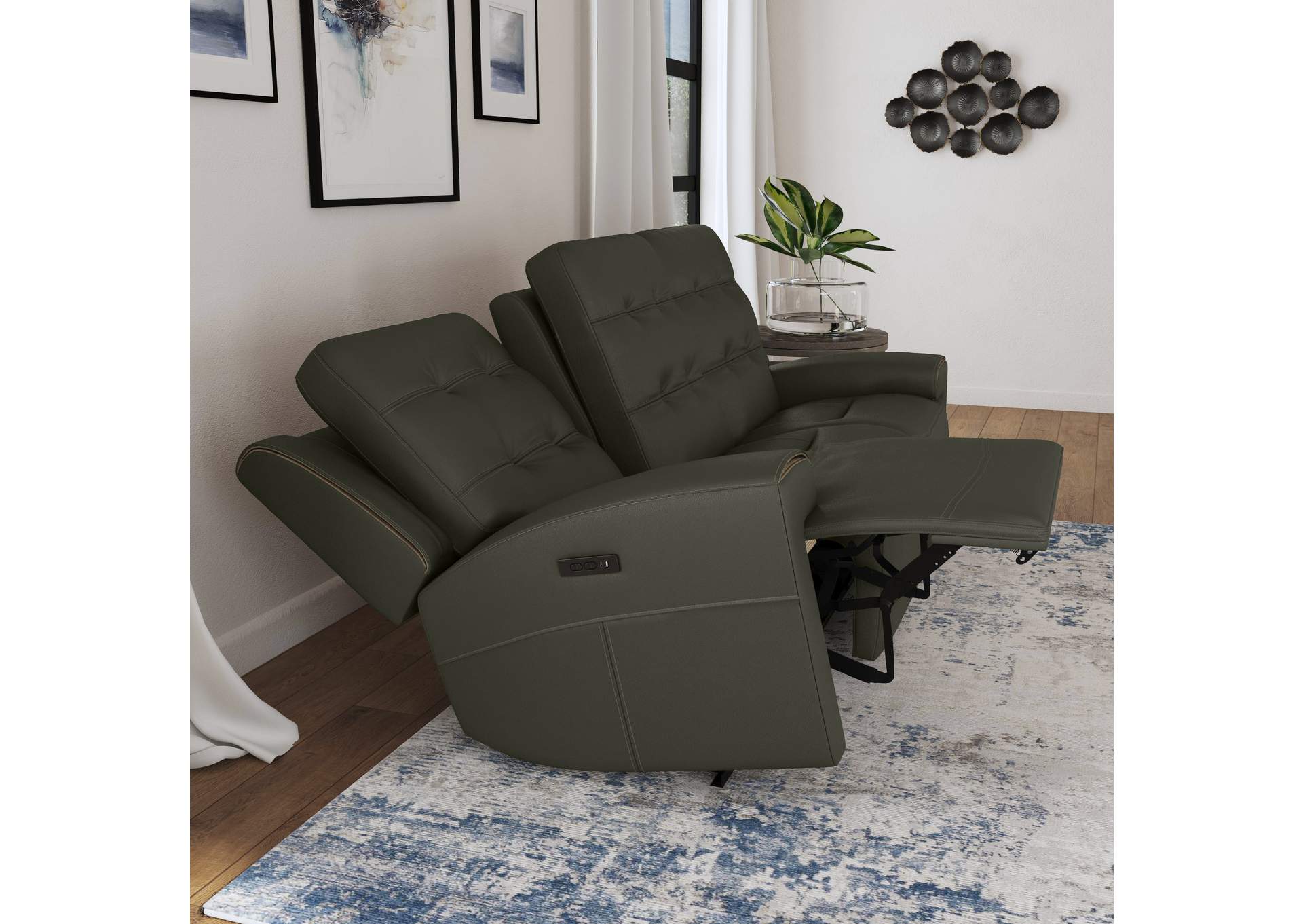 Iris Power Reclining Sofa With Power Headrests,Flexsteel