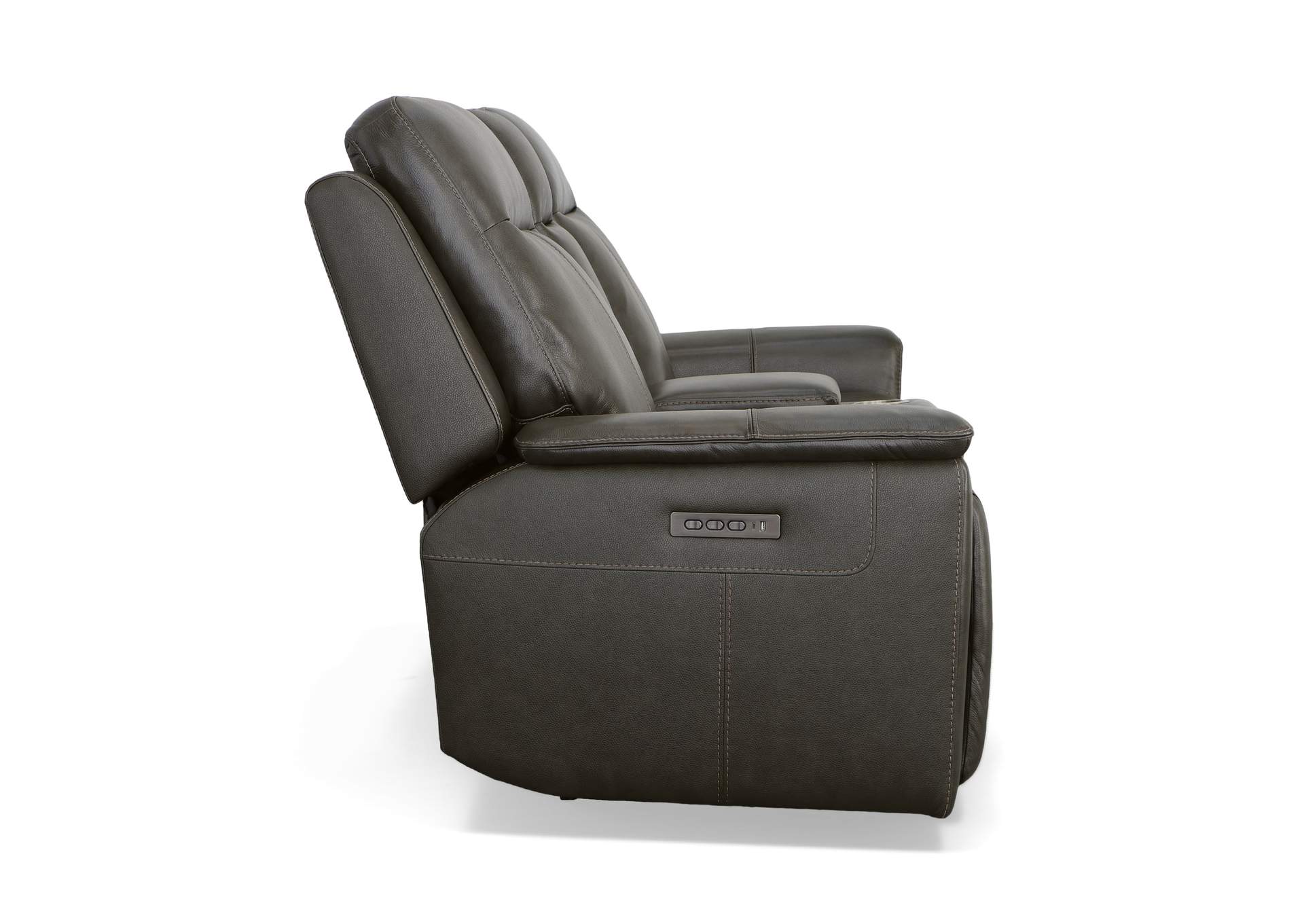 Odell Power Reclining Loveseat With Console, Power Headrests & Lumbar,Flexsteel