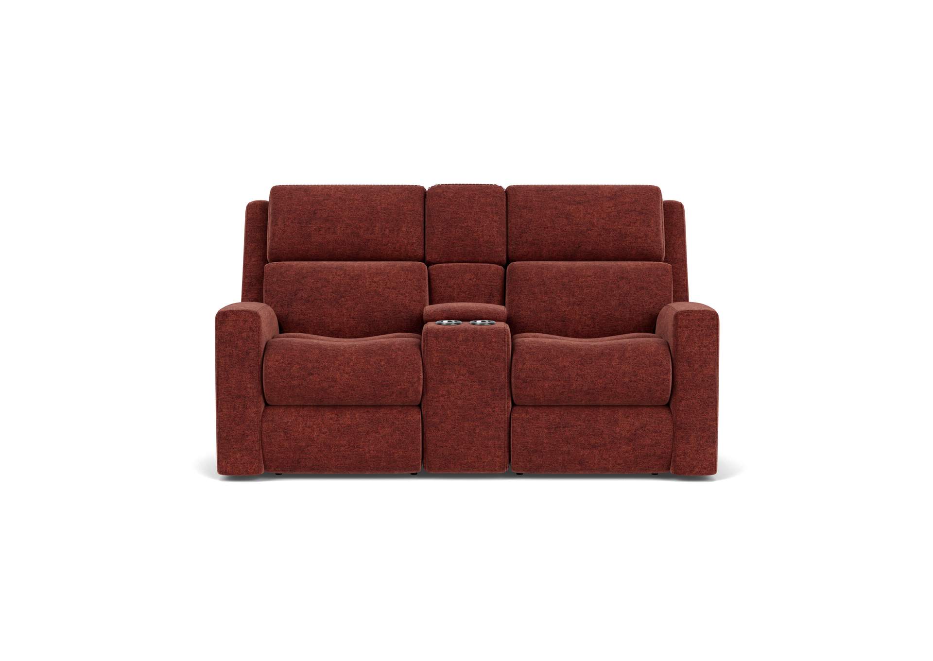 Score Power Reclining Loveseat With Console & Power Headrests & Lumbar,Flexsteel