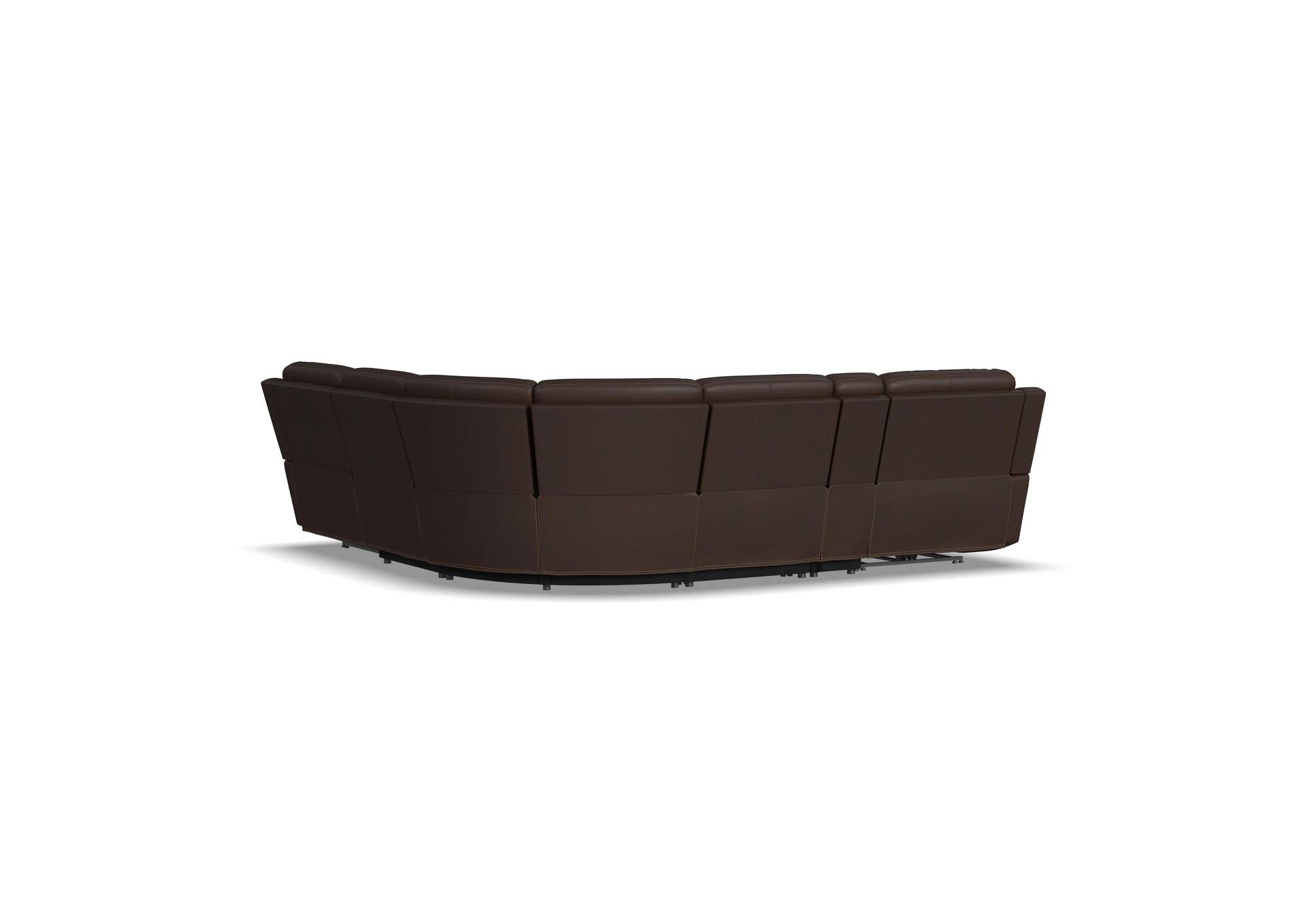 Henry Power Reclining Sectional With Power Headrests & Lumbar,Flexsteel