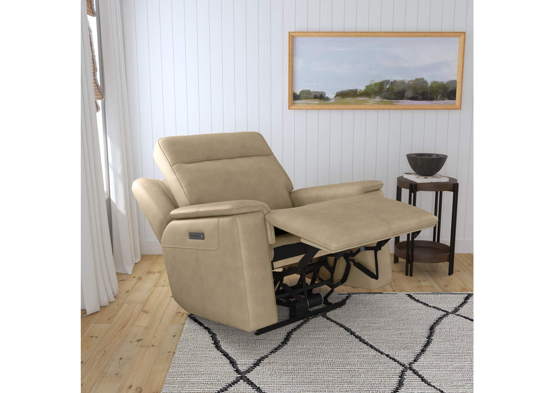 Odell Power Recliner With Power Headrest & Lumbar,Flexsteel