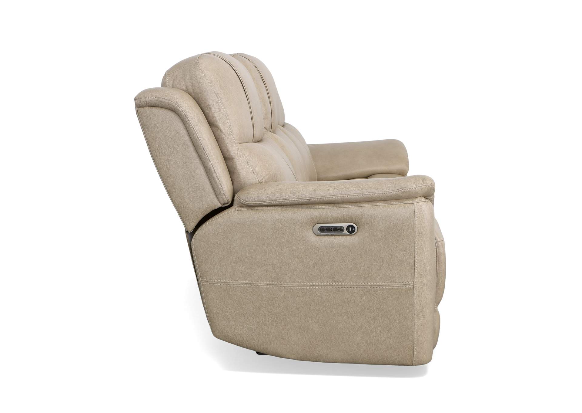 Crew Power Reclining Sofa With Power Headrests & Lumbar,Flexsteel