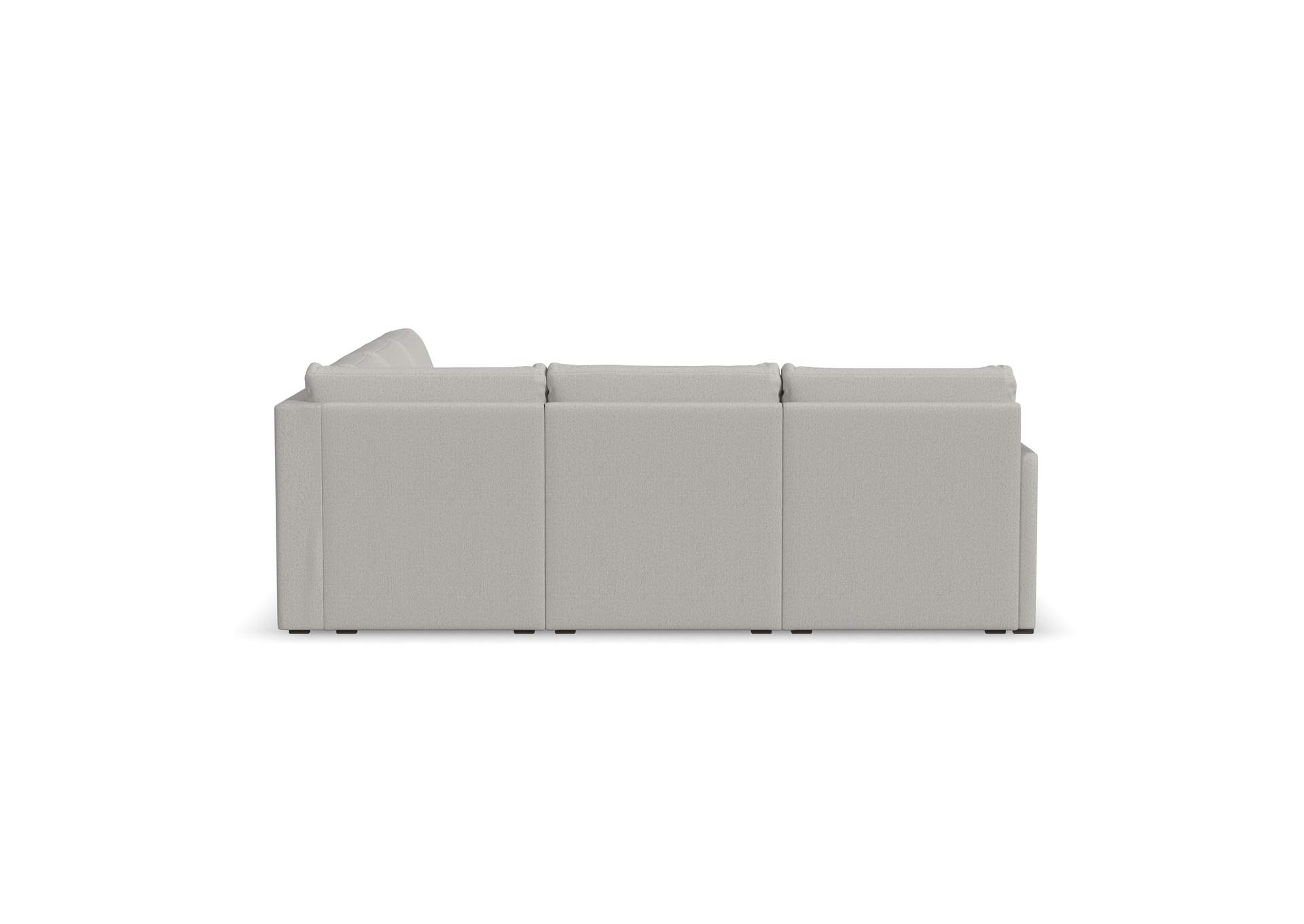 Flex 5 - Seat Sectional With Narrow Arm,Flexsteel