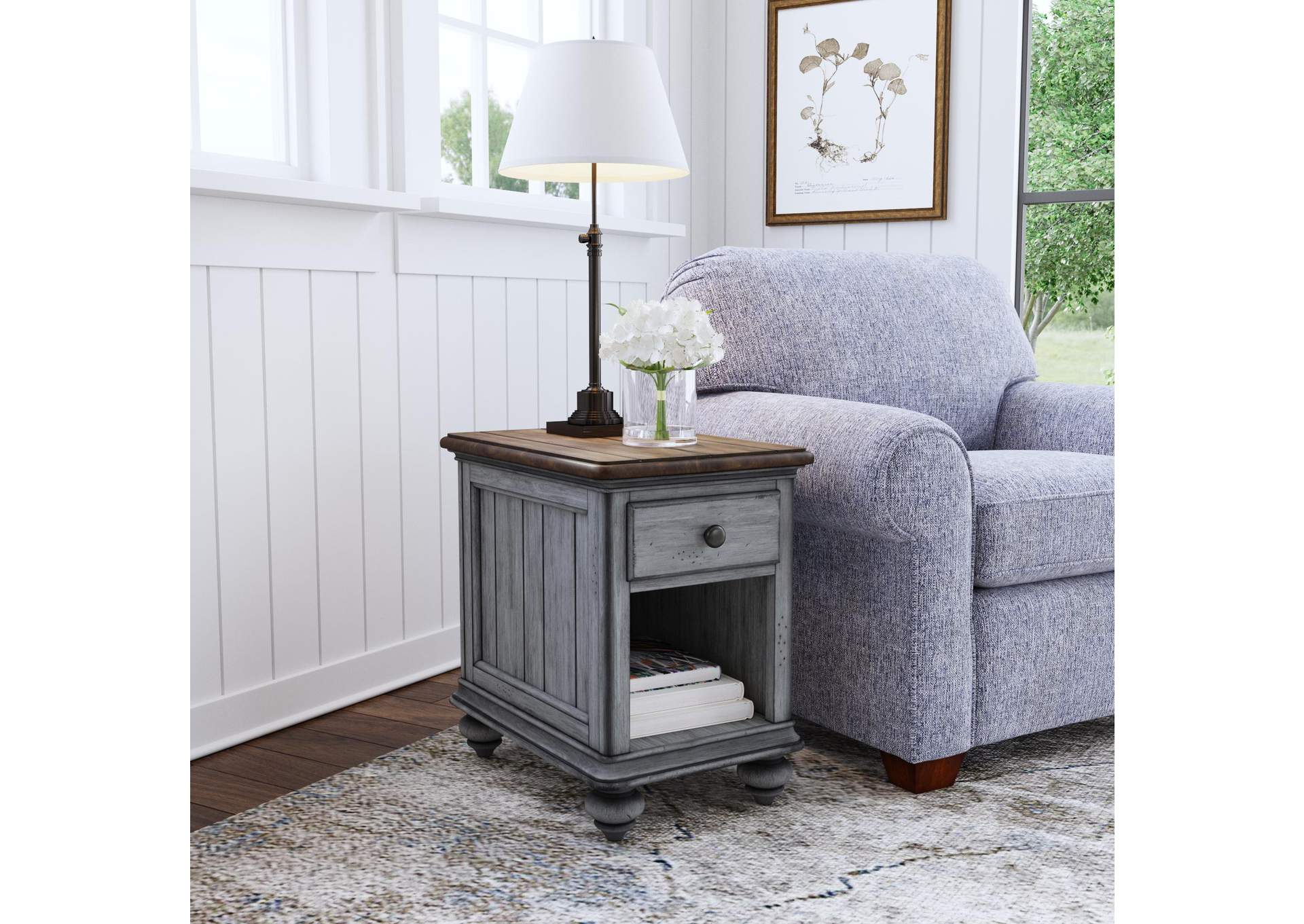Plymouth Chairside Table,Flexsteel
