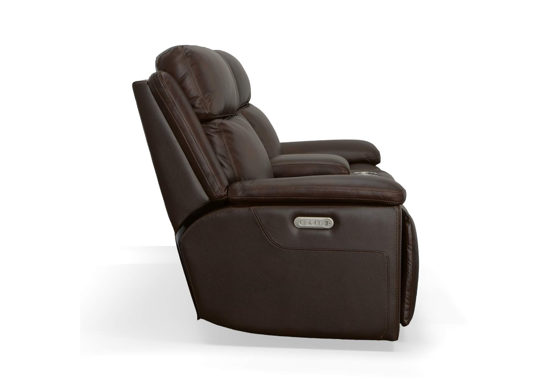 Chance Power Reclining Loveseat With Console & Power Headrests,Flexsteel