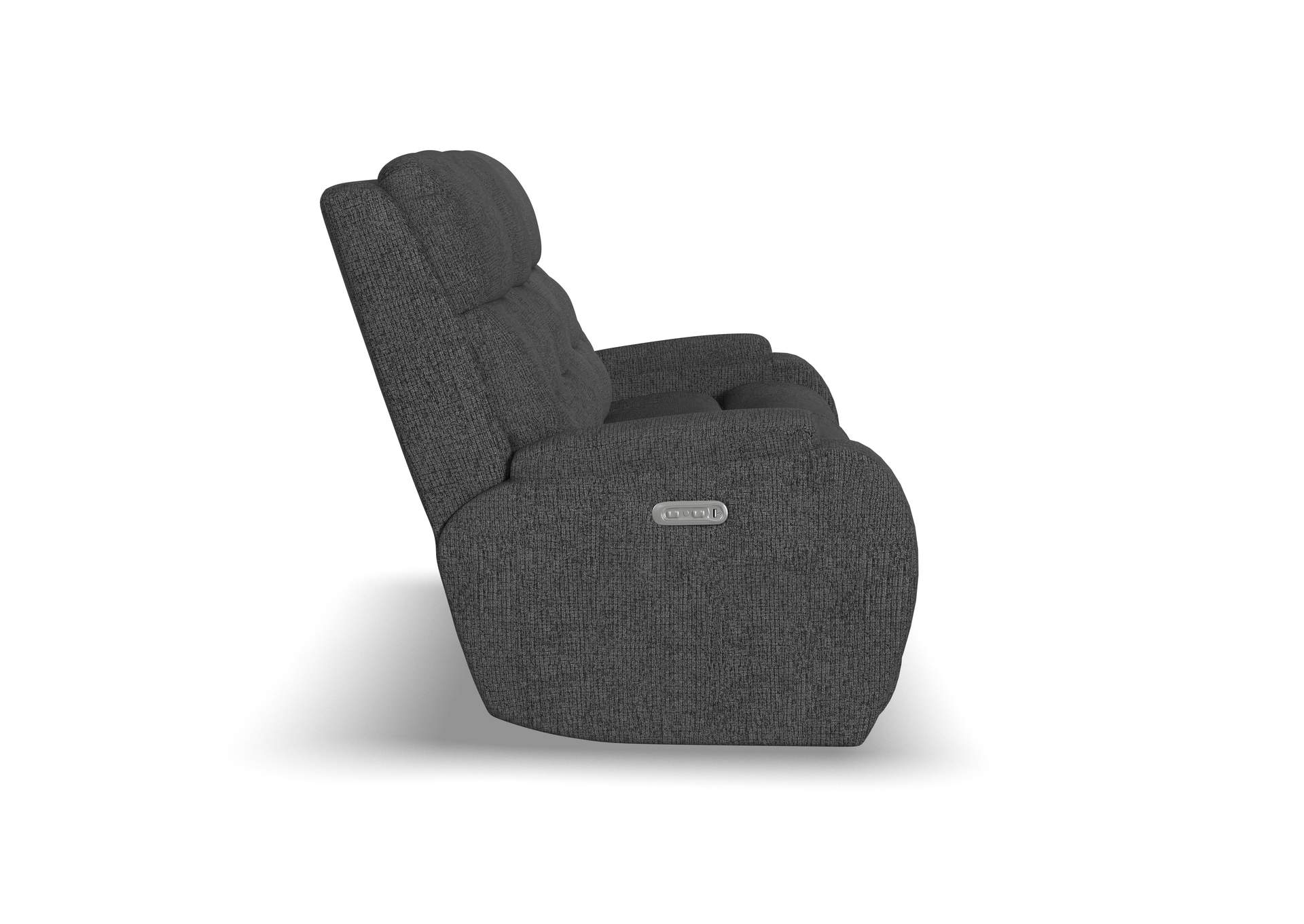 Strait Power Reclining Sofa With Power Headrests,Flexsteel