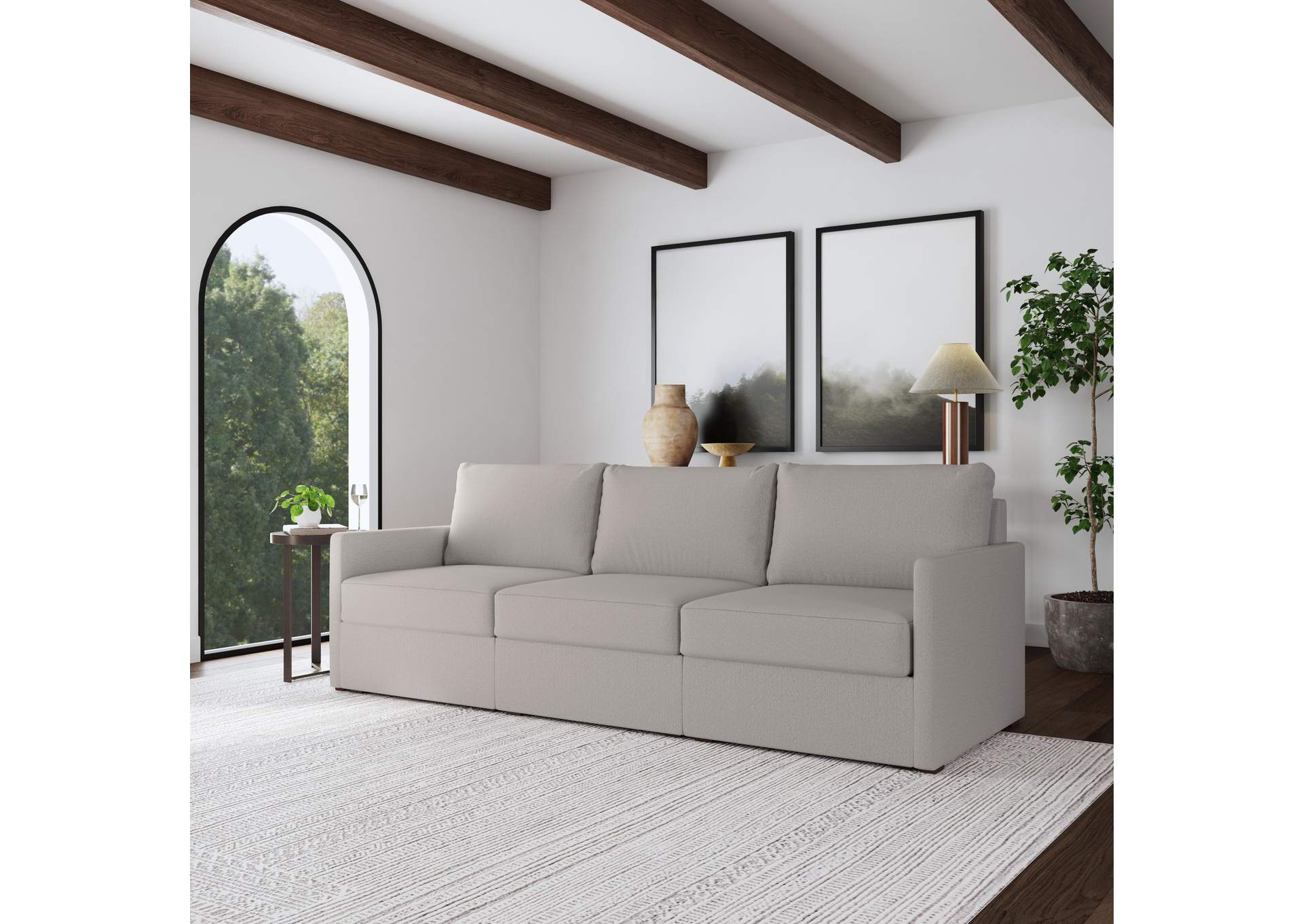 Flex Sofa With Narrow Arm,Flexsteel