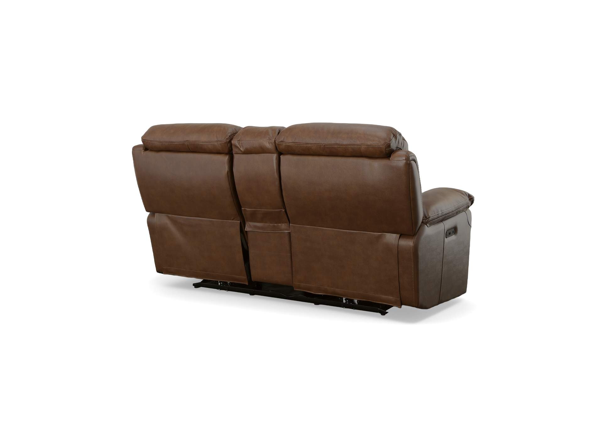 Fenwick Power Reclining Loveseat With Console & Power Headrests,Flexsteel