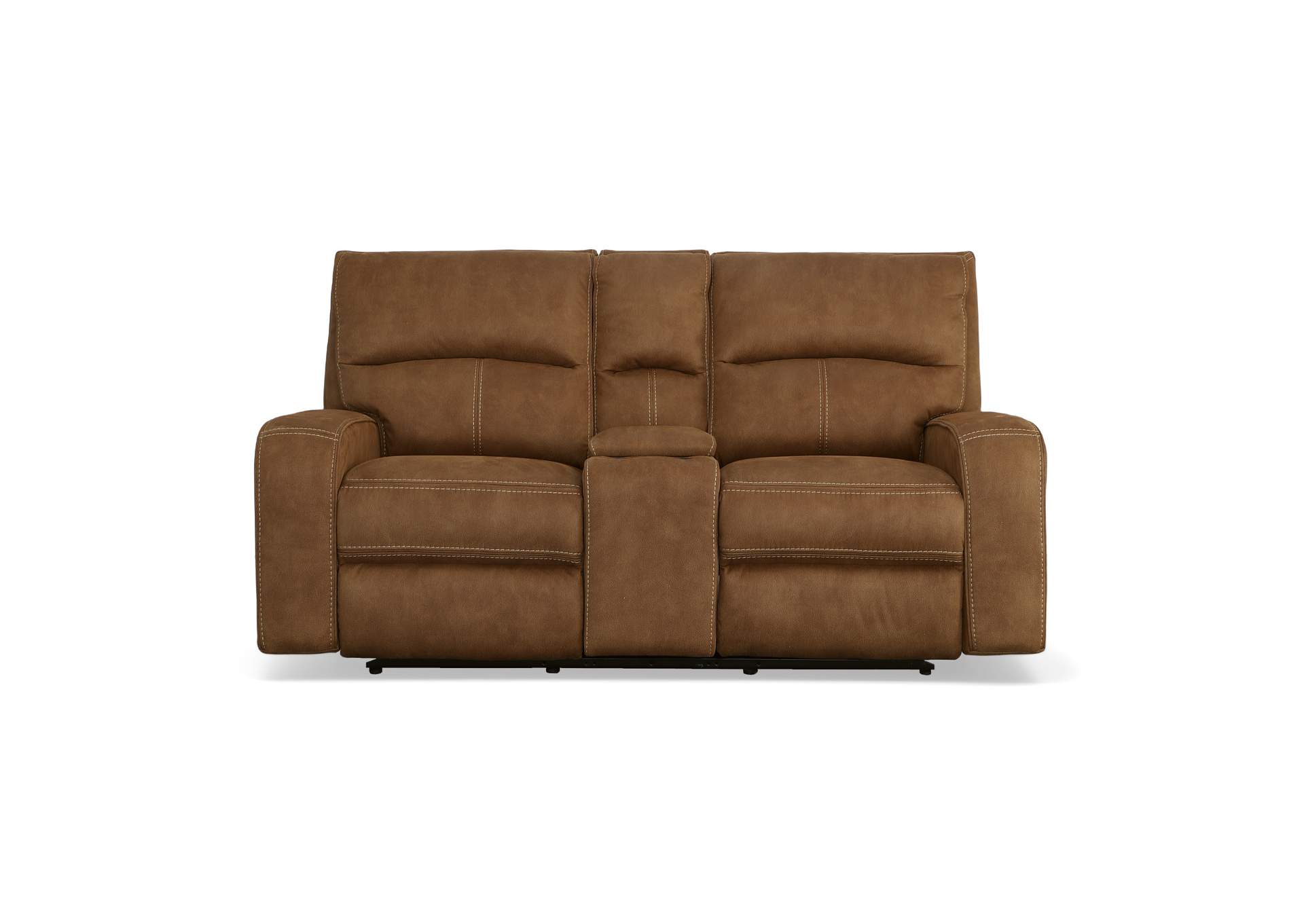 Nirvana Power Reclining Loveseat With Console & Power Headrests,Flexsteel