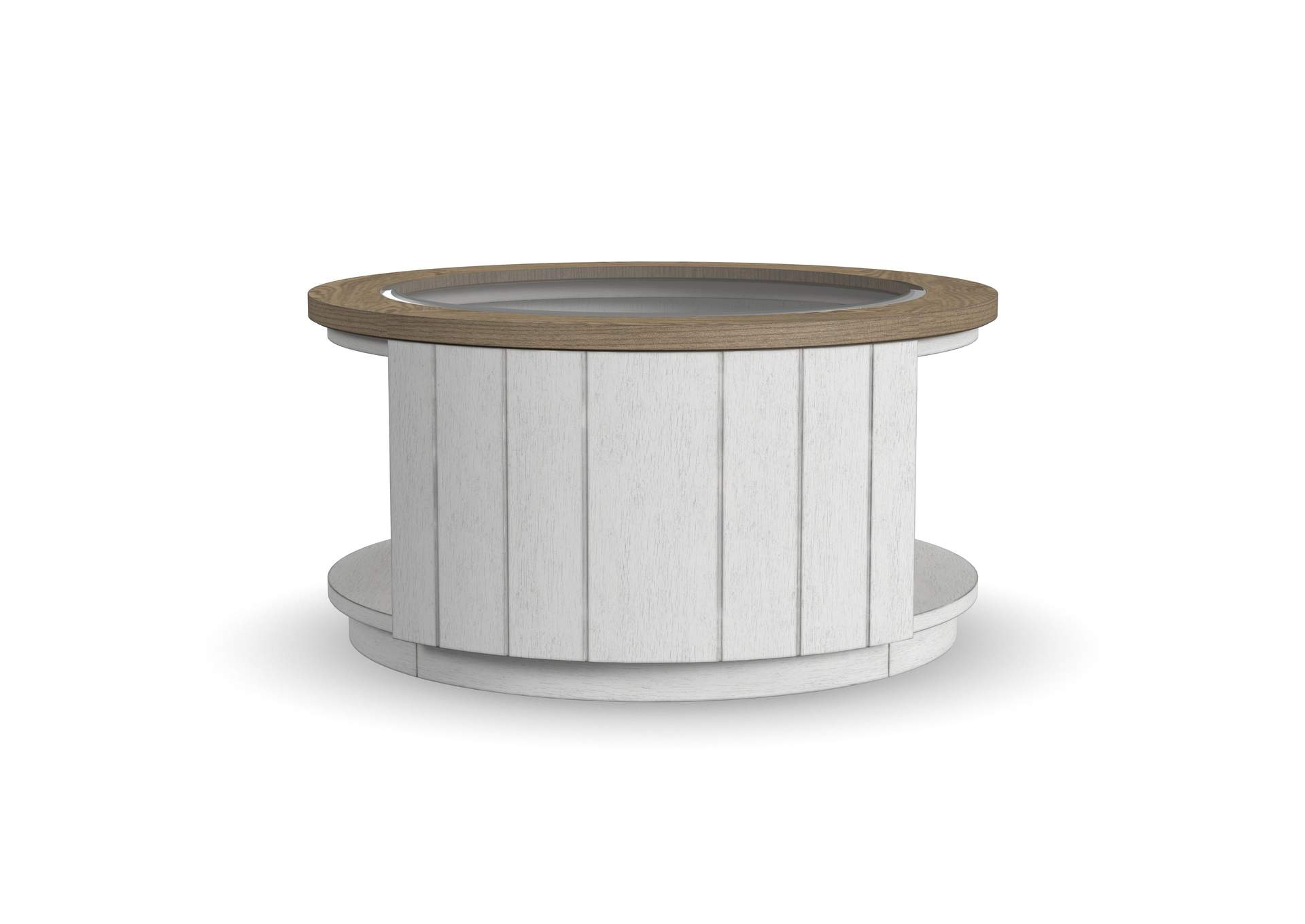 Melody Round Coffee Table With Casters,Flexsteel