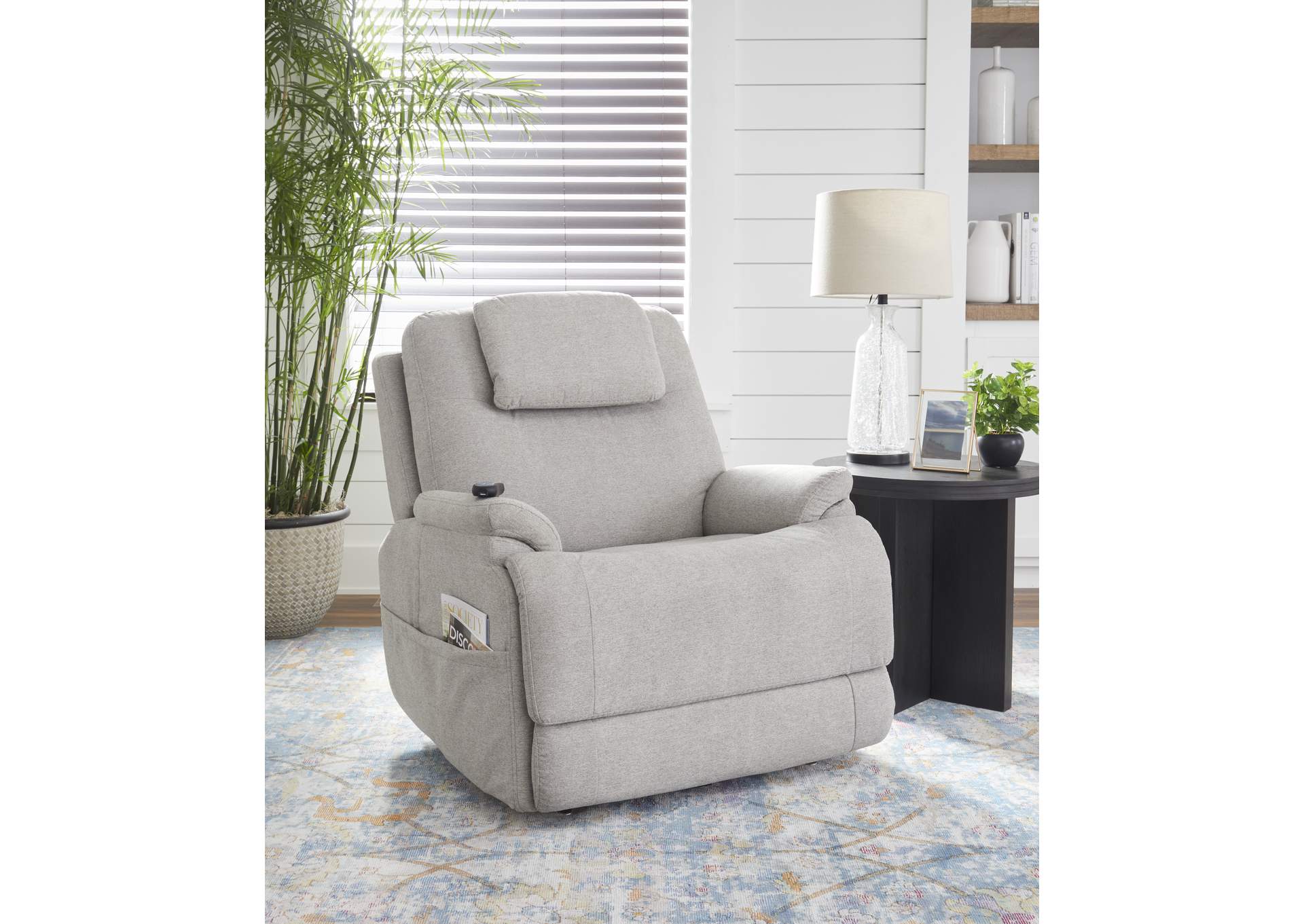 Zecliner Petite Power Recliner With Power Headrest & Lumbar,Flexsteel