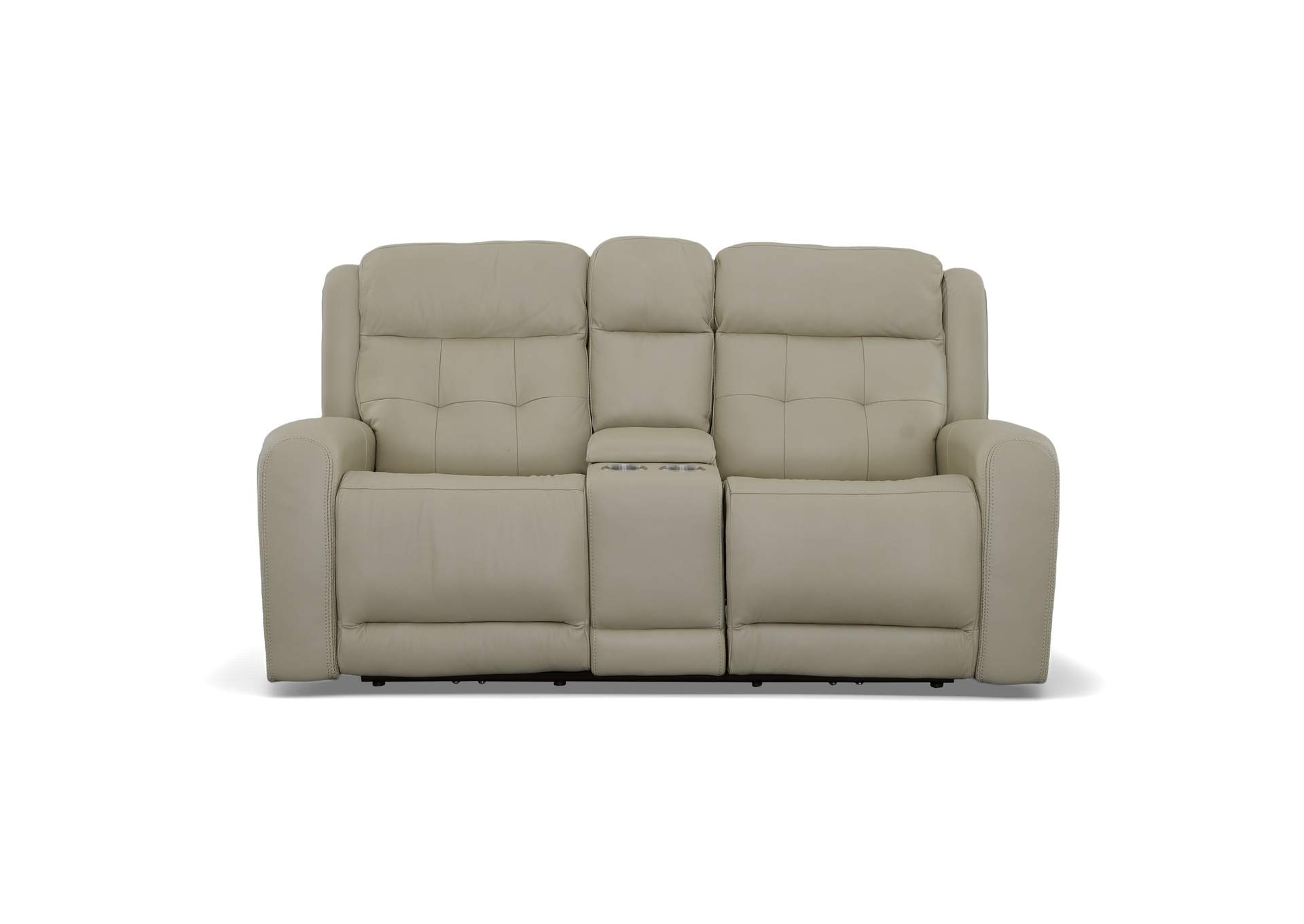 Grant Power Reclining Loveseat With Console & Power Headrests,Flexsteel