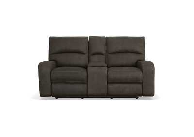 Image for Nirvana Power Reclining Loveseat With Console & Power Headrests