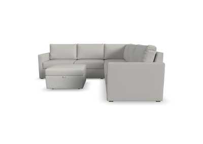 Image for Flex 5 - Seat Sectional With Standard Arm And Storage Ottoman