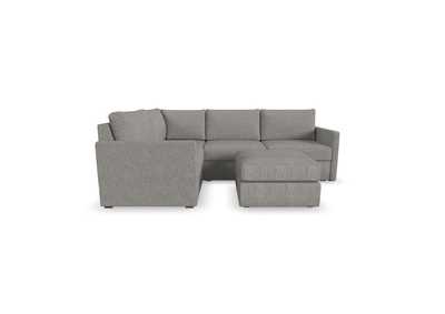 Image for Flex 4 - Seat Sectional With Narrow Arm And Ottoman