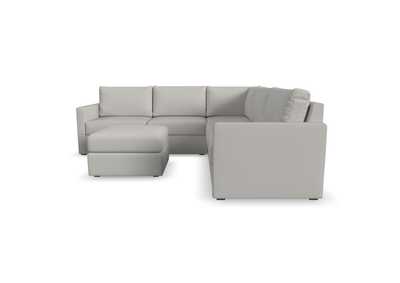 Image for Flex 5 - Seat Sectional With Standard Arm And Ottoman
