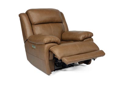 Image for Elijah Tan Power Recliner with Power Headrest