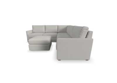Image for Flex 5 - Seat Sectional With Narrow Arm And Ottoman