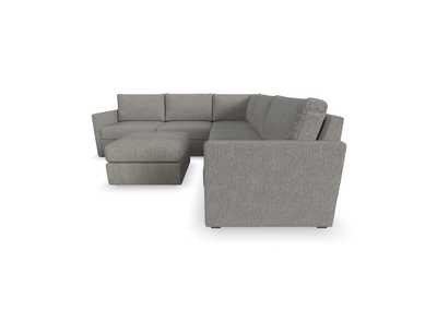 Image for Flex 5 - Seat Sectional With Narrow Arm And Ottoman