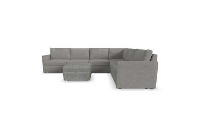 Image for Flex 6 - Seat Sectional With Narrow Arm And Storage Ottoman
