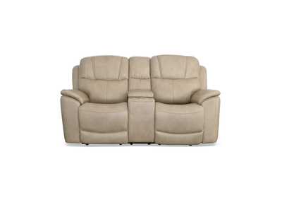 Image for Crew Power Reclining Loveseat With Console, Power Headrests & Lumbar