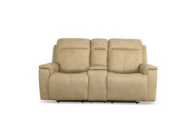 Image for Odell Power Reclining Loveseat With Console, Power Headrests & Lumbar