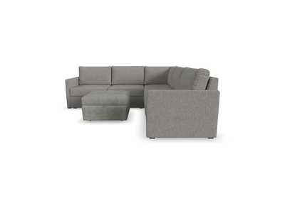 Image for Flex 5 - Seat Sectional With Narrow Arm And Storage Ottoman