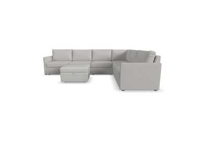Image for Flex 6 - Seat Sectional With Narrow Arm And Storage Ottoman