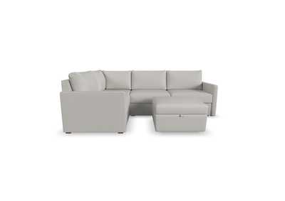 Image for Flex 4 - Seat Sectional With Narrow Arm And Storage Ottoman