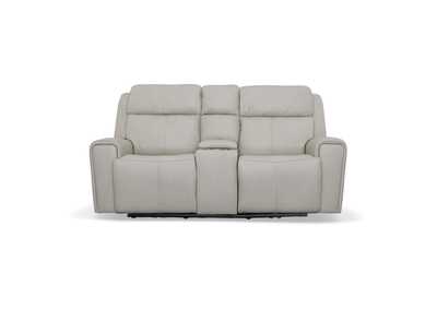 Image for Barnett Power Reclining Loveseat With Console, Power Headrests & Lumbar