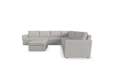 Image for Flex 6 - Seat Sectional With Narrow Arm And Ottoman